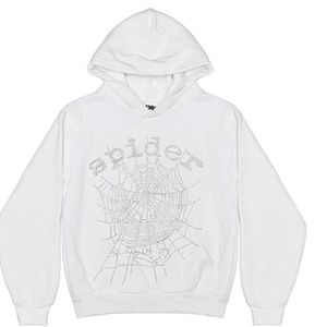 Sp5der- Rhinestone Pullover Hoodie